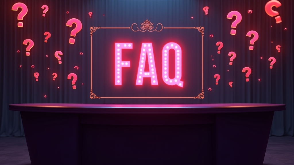 Sekcja FAQ z ekranem Plinko i pytaniami w kasynowym klimacie
